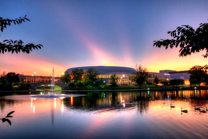 Von Braun Center located in Huntsville, Alabama, USA